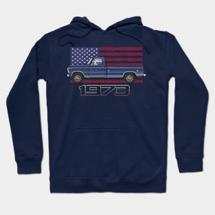 blue 1973 Hoodie